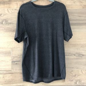 Lululemon Men's Athletic Short Sleeve Tee Dark Gray